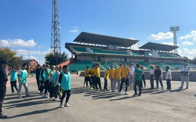 Колледжде «Орталық» стадионында Денсаулық күні өтті