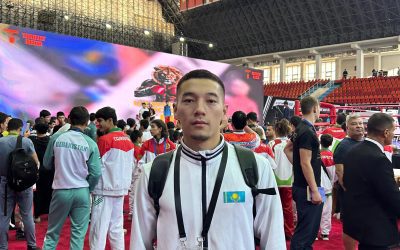 Участие в Кубке Мира по кикбоксингу студента 4 курса Рамазанова Алдияра