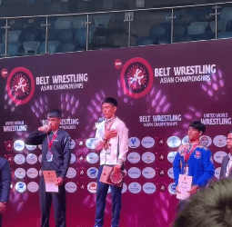 Поздравляем Есболата Шерхана с победой на юношеском чемпионате Азии!