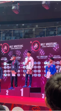 Поздравляем Есболата Шерхана с победой на юношеском чемпионате Азии!