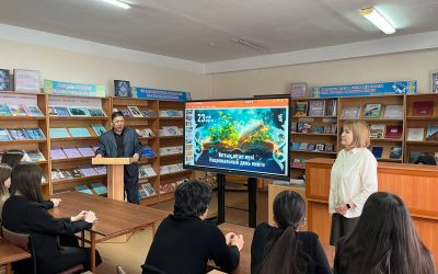 17 апреля в читальном зале Костанайского социально-технического колледжа, в честь Национального дня книги, мы провели информационный дайджест «Знание — в книге!» («Білім көзі — кітапта!»).